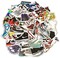 Aiwanto Stickers (50pcs) Vinyl Skateboard Guitar Travel Case Sticker Door Laptop Luggage Car Bike Bicycle Stickers(Sneakers)