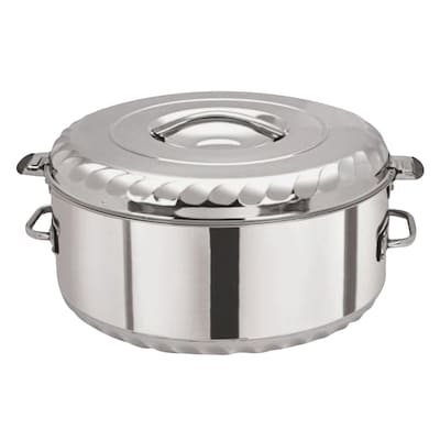 Stargift Decent Stainless Steel Hotpot 2500ml Silver