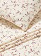 Rishahome 2-Piece Printed 180 TC Cotton Fitted Bedsheet Set Twin Size, Premium Collection (1 Bedsheet + 1 Pillow Cases) Swirl