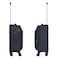 Eminent Expandable Luggage Trolley Bag Soft Suitcase for Unisex Travel Polyester Shell Lightweight with TSA lock Double Spinner Wheels E765SZ Carry On 20 Inch Black