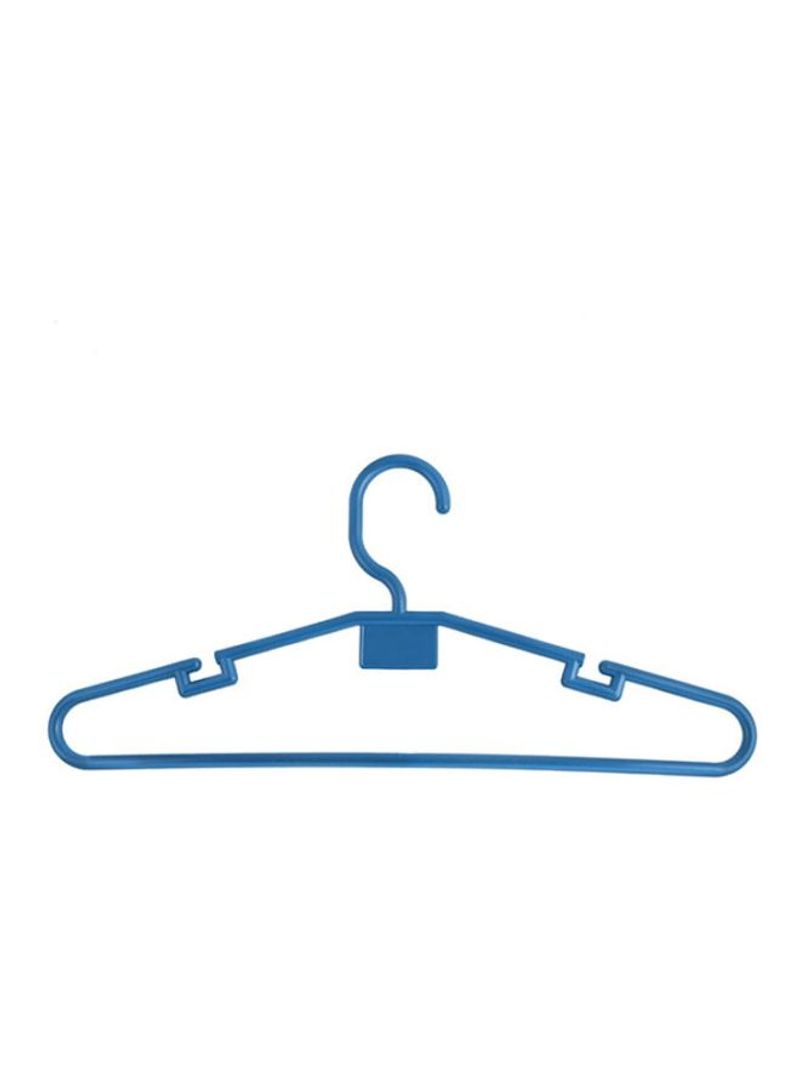 Royalford 5-Piece Plastic Clothes Hanger Blue