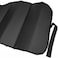 Car Sunshade Windshield-Jumbo Standard Sun Shade Keeps Vehicle Cool-UV Ray Protector -Easy to Use Sun Shade Black