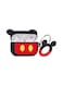 Aimax - Black Mickey Cartoon Case Cover For Apple Airpods Pro 3 6.4Centimeter Multicolour