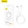 Baseus Type C Earphones, In-Ear Headphones With Microphone USB C Wired Earphones Support iPhone 15/ Plus/15 Pro/15 Pro Max/iPad Pro/Samsung S23/S23 Ultra S22/S22 Ultra Oneplus, Redmi Note 12 Pro White