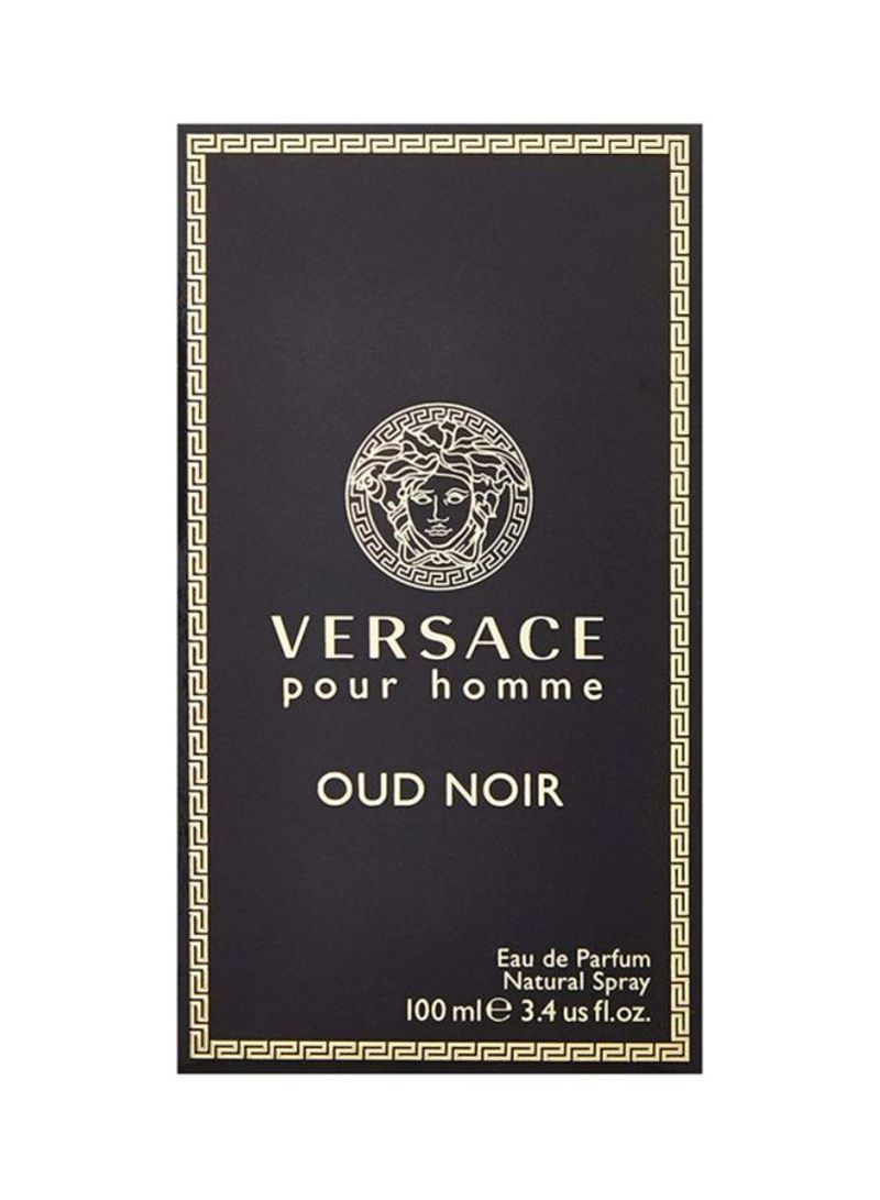 Versace Pour Homme Oud Noir Eau De Parfum - 100ml
