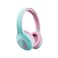 Promate Kids Wireless Headphones with Dual Mic, Wired/Wireless Mode, Volume Limit, AUX Share-Port, Coddy Bubblegum