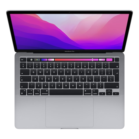 Apple MacBook Pro 13 Inch, 8GB RAM, 512GB SSD, Space Gray (M2 Chip, 8-Core CPU And 10-Core GPU, English Keyboard, MNEJ3ZS/A)