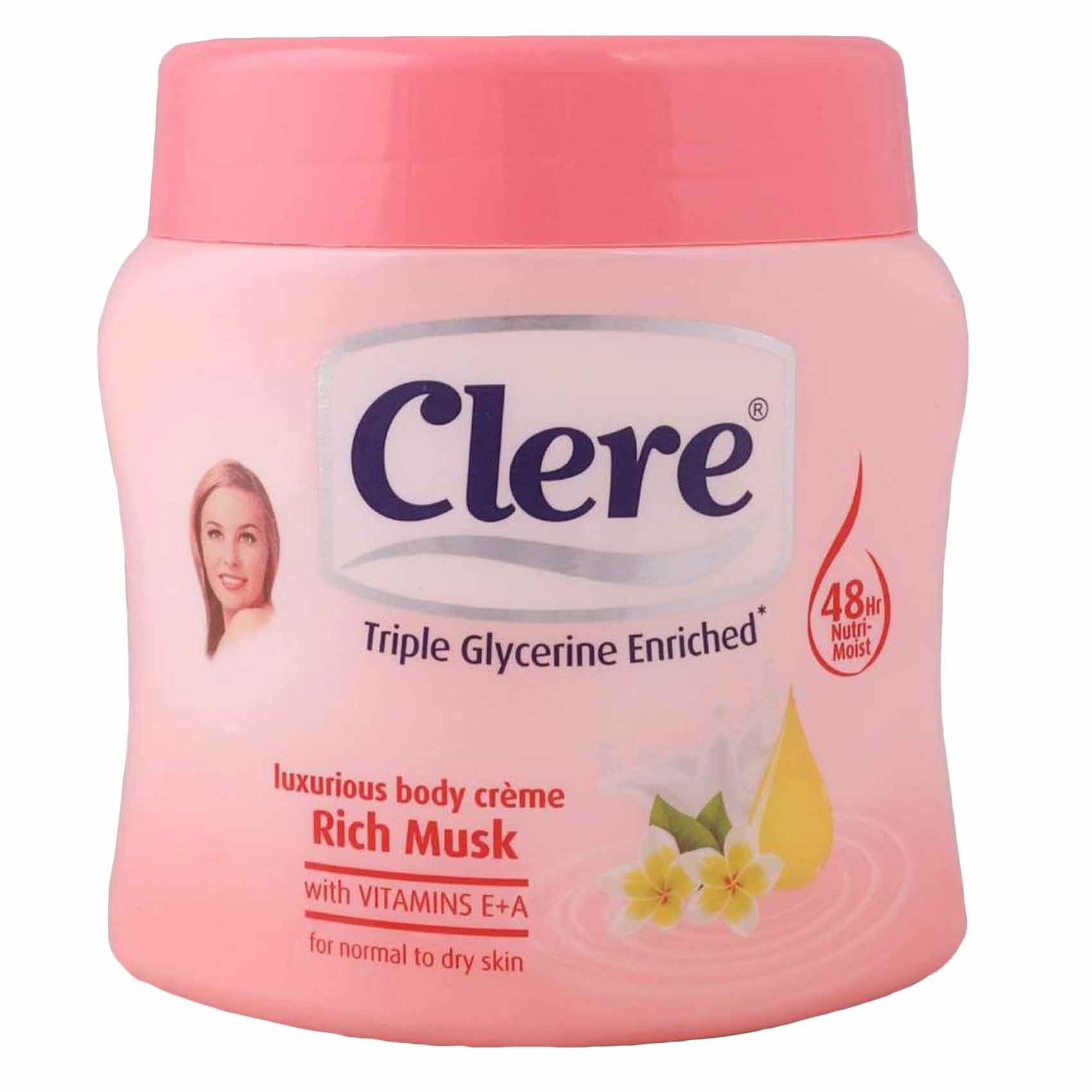 Clere Musk Body Cream 500Ml