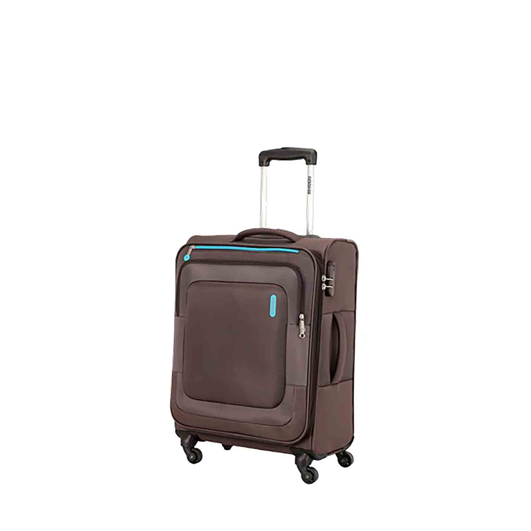 American Tourister Soft Trolley Duncan TSA Lock 55cm Brown