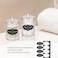 Bathroom Accessories Set of 8 Pieces Bathroom Accessory Set Soap Dispenser Toothbrush Holder Tooth Mug Soap Dish Toilet Brush Rubbish for Bathroom Home Decor (Black)