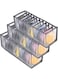 Generic 3 Pieces Underwear Organizer Sort Drawer Nylon Divider For Folding Ties