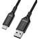OtterBox USB-A to USB-C Cable 2 Meters - Durable, Tangle-Free, High Speed Charging &amp; Sync Cable 3 Amp, for iPad Pro, Nintendo Wii &amp; other USB-C enabled devices - Black