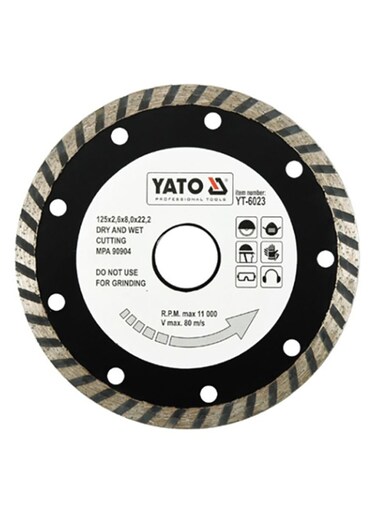 شفرة دايموند -بوصة تيربو 125 × 2.6 × 22 مم YT-6023