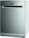 Ariston Dishwasher Freestanding, 14 Place Setting 9 Programs, Inverter Motor With Turbo Washing &amp;amp; Static Dry Functions, 3D Zone Wash, Third Rack, Silent Dishwasher, Made In Poland, Inox, LFC3C33WFXUK