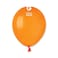 5in Round Orange Latex Balloon