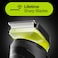 BT3221--Braun Beard Trimmer and Hair Clipper, Black/Volt Green, Lifetime Sharp Blades