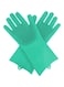 Generic Pair Of Silicone Gloves Green 30X6X3cm