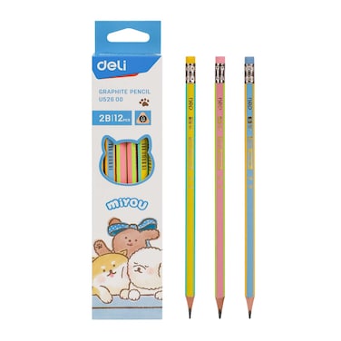 قلم جرافيت من ديلي Eu52600 - 12 قلم رصاص
