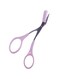 Eyebrow Scissors With Mini Comb Pink/Silver