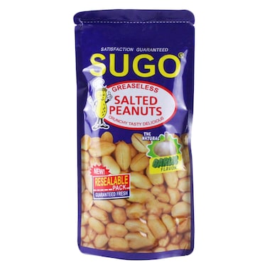 Sugo Salted Greseless Peanuts Garlic 120g