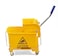 Commercial Mop Bucket - with Down Press Wringer - 22 Quart Capacity - Yellow