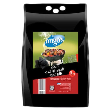 ميجوس فحم نباتي طبيعي - 3 كجم