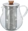 Hario Tpc-70Hsv 700 ml 1-Piece Glass Tea Pitcher With Stainless Steel Filter, Clear