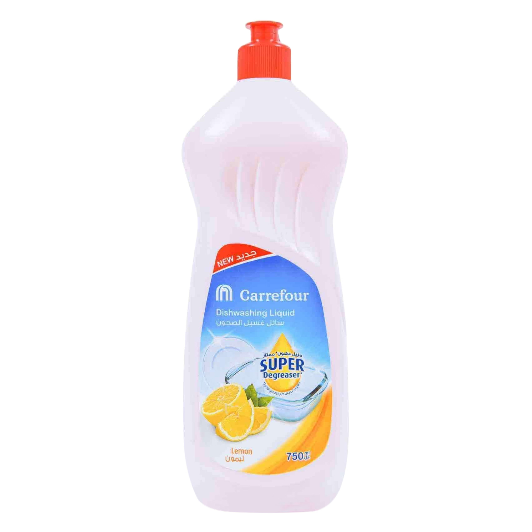 Carrefour Dishwashing Liquid Lemon 750 Ml