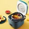 Mini rice cooker. Using environmentally friendly non-stick coating materials, durable and easy to clean. 1.2 liter capacity, suitable for 1-3 people