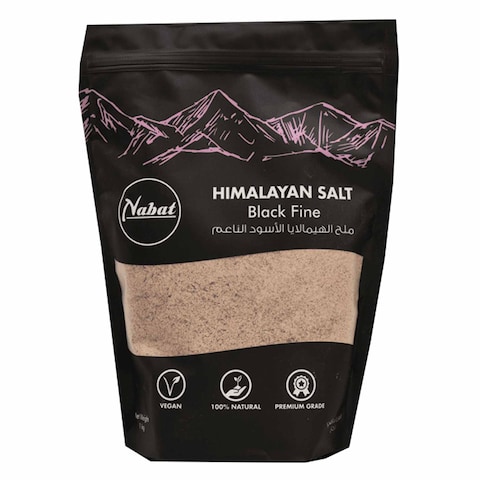 Nabat Organic Black Fine Himalayan Salt 1Kg