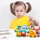 Wooden animals and alphabets Drag &amp; Pull train set - 27 Pieces