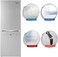 Nobel 235L Net Capacity Bottom Mount Defrost Refrigerator, Silver, NBF325