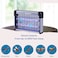 DOMEA Electric Insect Killer With Insulated Aluminium Panel, 2*10W UV Lamp, Hanging Chain,Fly Catcher for Home Restaurant &amp; Offices, Insect Collecting Tray, Easy To Clean