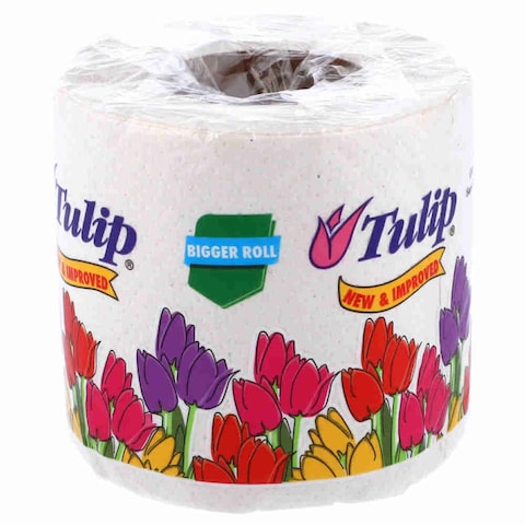 Rose Petal Tulip Bachat Roll White