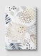 Lowha Spiral Notebook With 60 Sheets And Hard Paper Covers With Abstract Floral Design, For Jotting Notes And Reminders, For Work, University, School