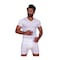 Jill Half-Sleeve Undershirt V-Neck - White - M1809-SZ3