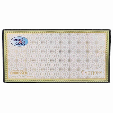 Cool &amp; Cool Soft and Gentle Embossed Facial Tissues (150 Tissues)