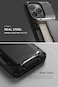 VRS Design Damda Glide Pro designed for iPhone 14 PLUS case cover wallet [Semi Automatic] slider Credit card holder Slot [3-4 cards] - Black Groove