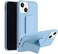 MARGOUN for iPhone 13 Finger Grip Phone holder Phone Case Car Magnetic Multi-function Shockproof Back Cover Protective Case Two-in-one Phone holder Phone Case (light blue, iPhone 13)