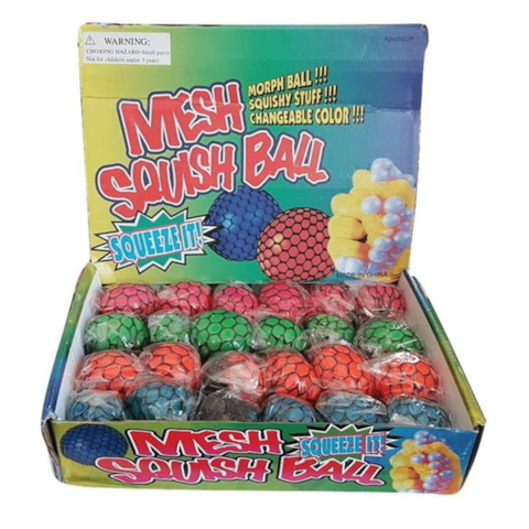 Generic 24-Pieces Mesh Squish Ball Set