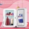 Dongbin Mini Fridge Makeup, Mini Fridge Of Cooling And Heating With Mirror And LED Lighting, 8L In Dual-Use Car Refrigerator Family For Skin Care
