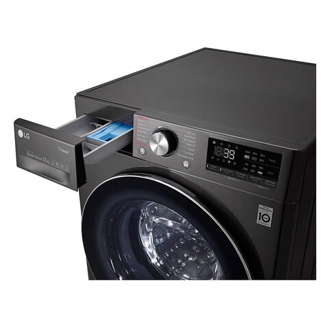 LG F4V9BWP2E | 12kg | Front Load Washer | AI DD� | TurboWash�360� | ThinQ�