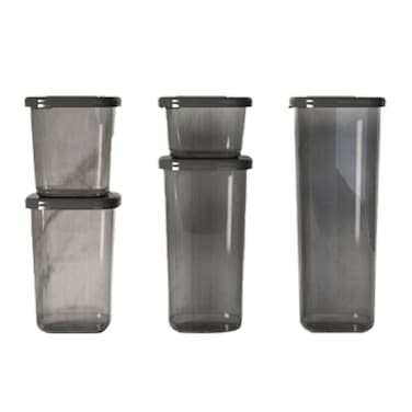 أقصى مونو طقم علب حفظ توابل - 5 قطع