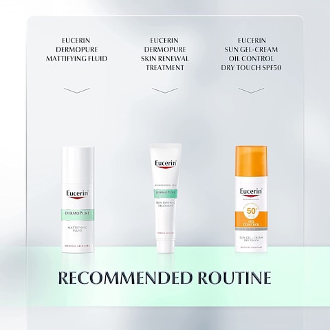 Eucerin Dermopurifyer Cleansing Gel, 200 ml, White