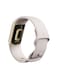 Fitbit Charge 5 Advanced Fitness + Health Tracker With Tools For Heart Health Stress Management And Daily Readiness Score, Lunar White/Soft Gold Stainless Steel