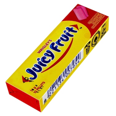 Wrigley&#39;s Juicy Fruit Strawberry Chewing Gum 14g x 10 Pieces