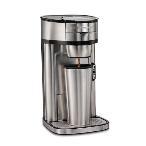 Hamilton Beach Scoop Single Serve Coffee Maker 49981-SAU Silver 410ml