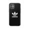 adidas SNAP Apple iPhone 12 Mini Trefoil Case - Back cover w/ Trefoil Design, Scratch &amp; Drop Protection w/ TPU Bumper, Wireless Charging Compatible - Black