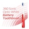 Colgate 360 Sonic Battery Powered Toothbrush Head Refills Optic White Soft Multi Pack 2 Pcs