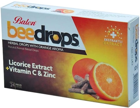Balen Beedrops Licorice/Orange Flavored Lozenges